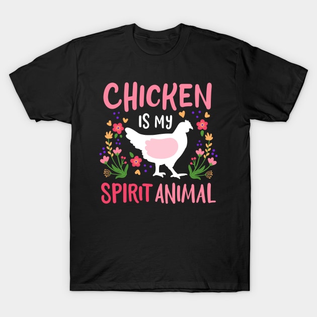 Chicken Hen Farmer T-Shirt by KAWAIITEE